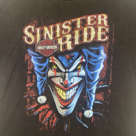 Harley-Davidson Sinister Ride Graphic Tee XL Black Polar Bear Sturgis MI Dealer - Picture 5 of 9